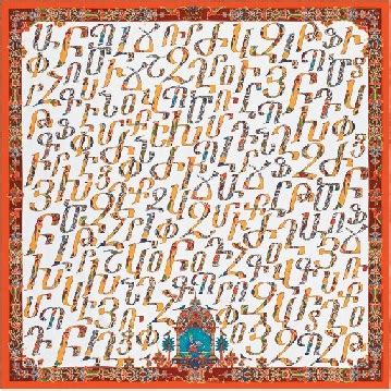 hermes armenian alphabet|Hermès’ Armenian scarf goes on sale .